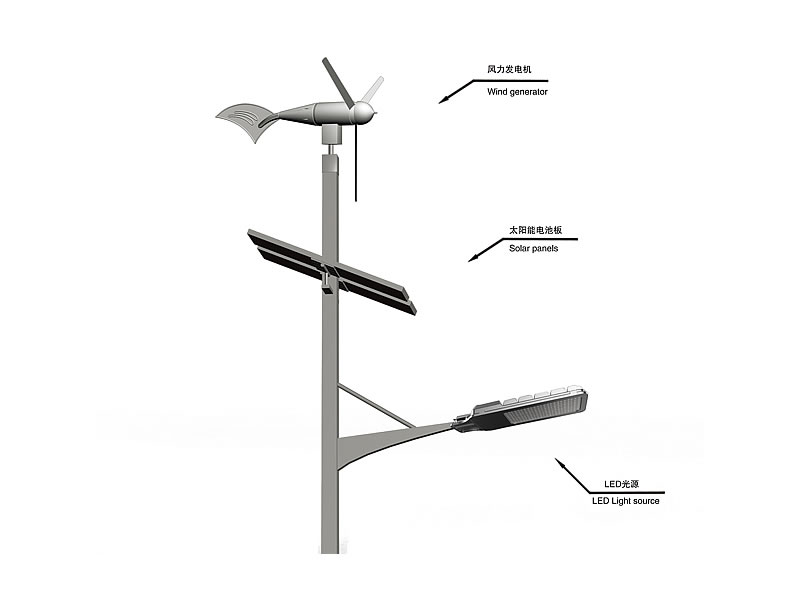 風(fēng)光互補(bǔ)型太陽(yáng)能道路燈